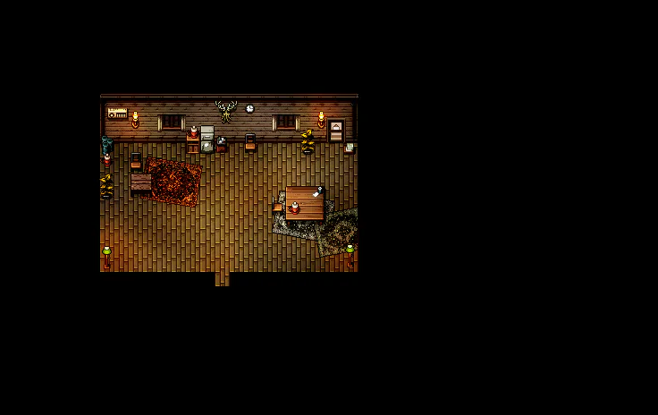 Cabin 1 map in Welcome to Elderfield