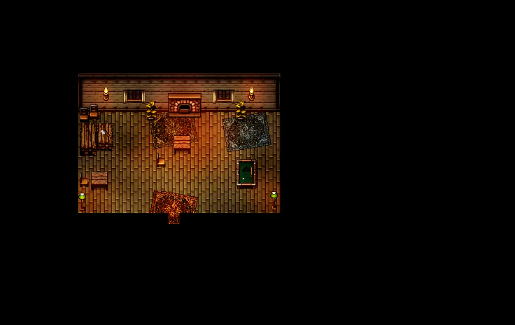 Cabin 2 map in Welcome to Elderfield