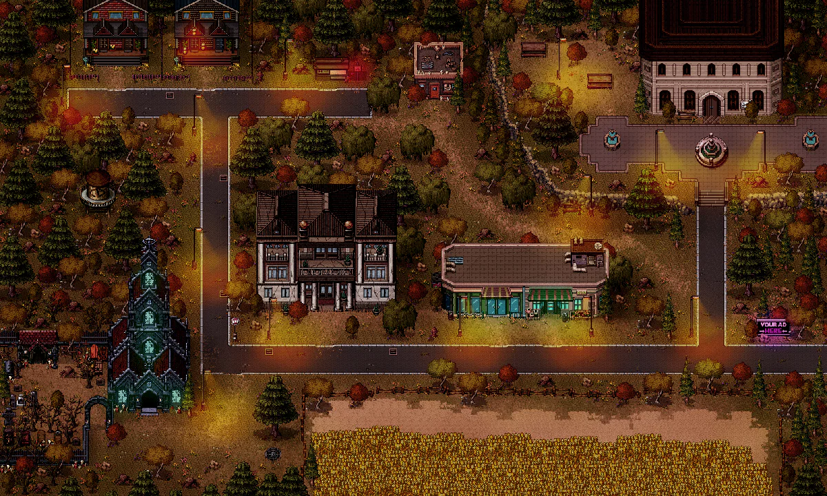 Town 3 map in Welcome to Elderfield