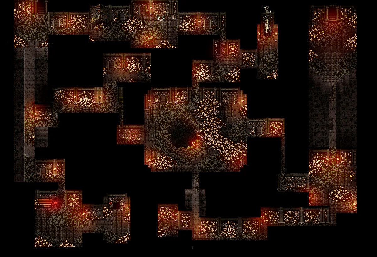Catacombs Floor 3 map in Welcome to Elderfield