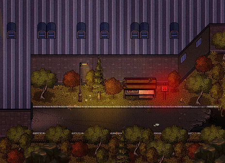 Mall Bus Stop map in Welcome to Elderfield