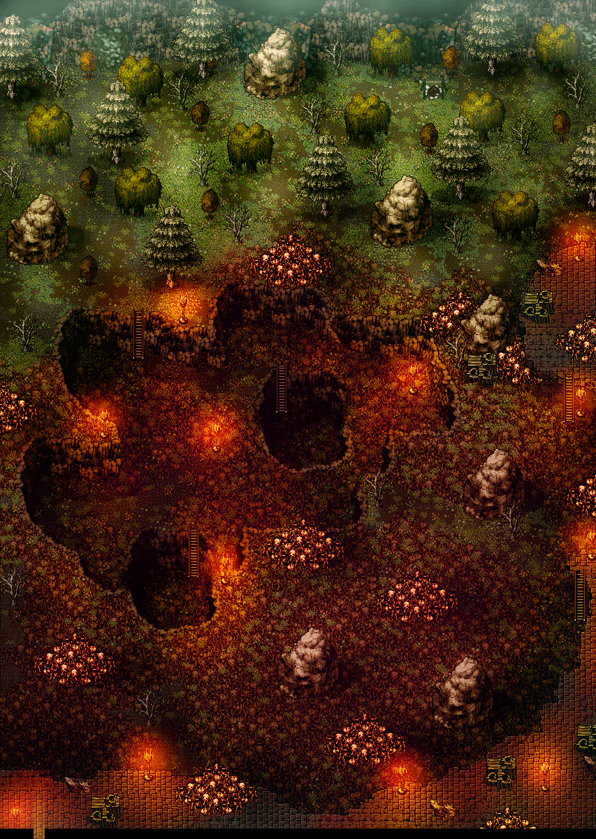 Catacombs Mines 2 map in Welcome to Elderfield
