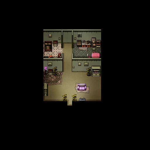 Floor 4 r 1 (Jeannie's Room) map in Welcome to Elderfield