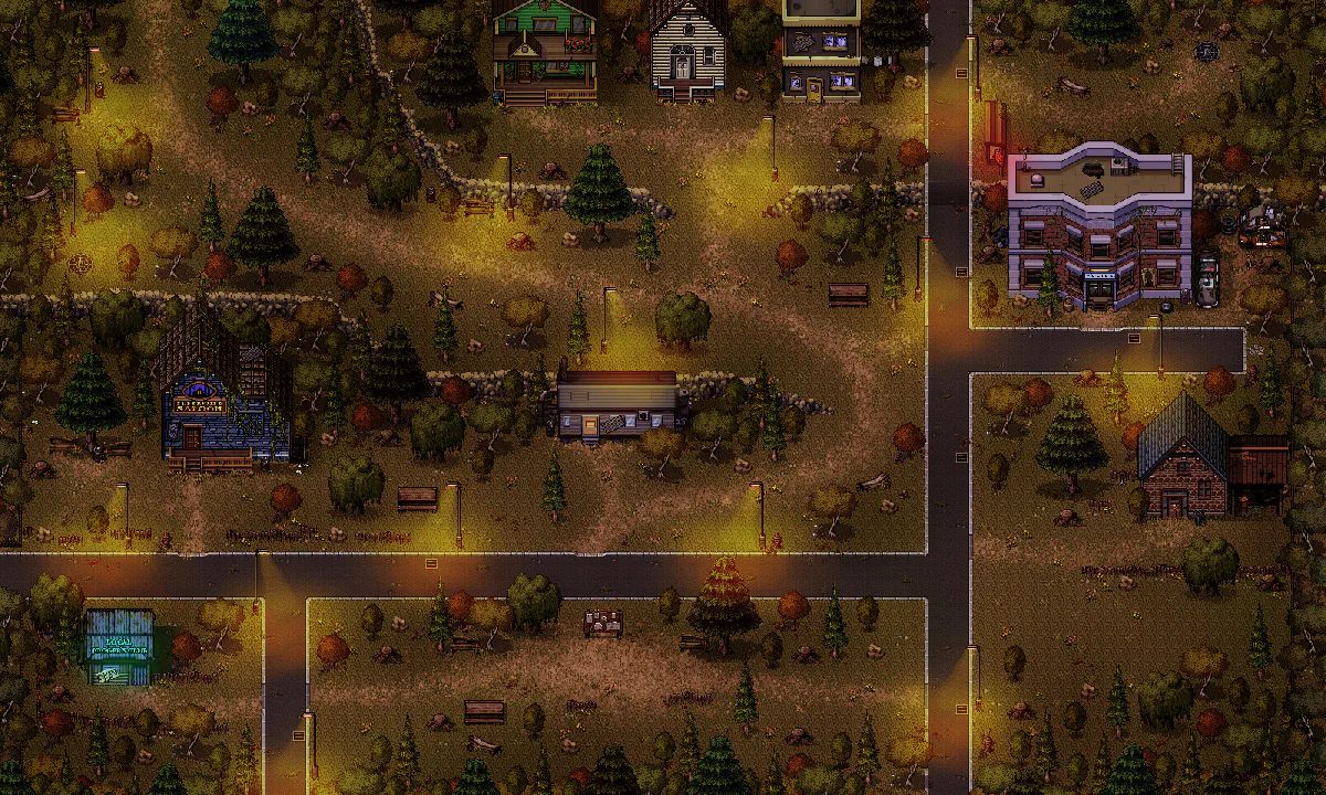 Test Town 2 map in Welcome to Elderfield