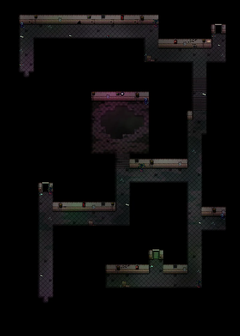 Mall Floor 1 Hallway map in Welcome to Elderfield