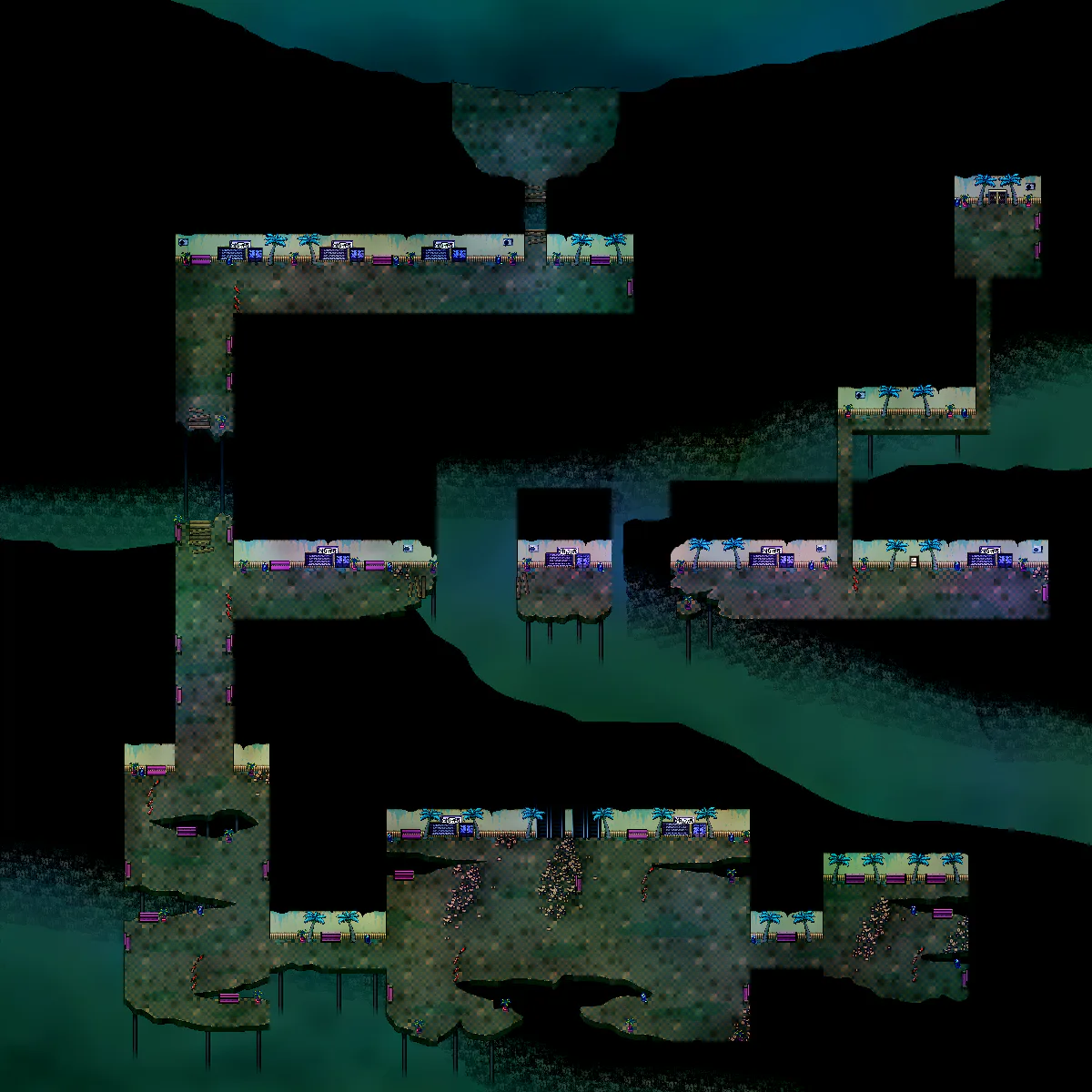 Deep Mall map in Welcome to Elderfield