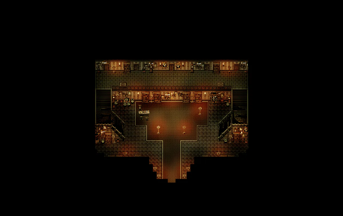 Hidden Manor map in Welcome to Elderfield