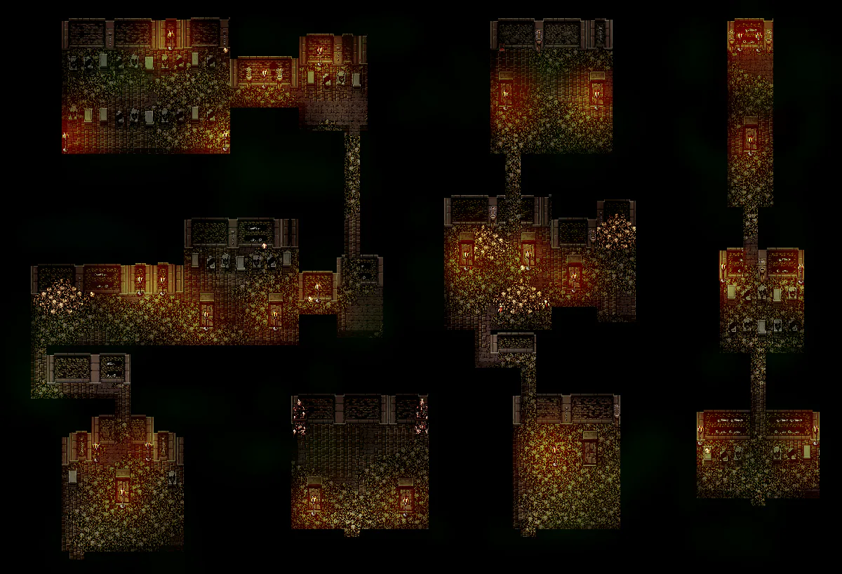 Catacombs Deep Rooms 3 map in Welcome to Elderfield