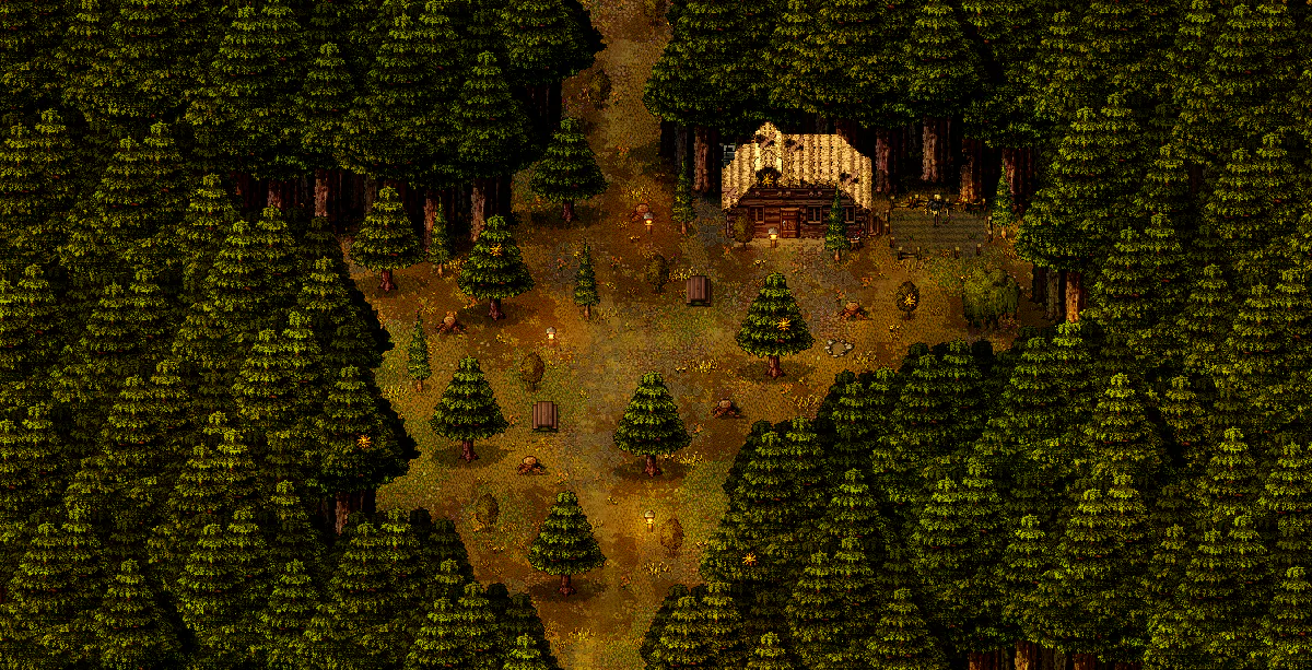 Old Woods Entrance map in Welcome to Elderfield