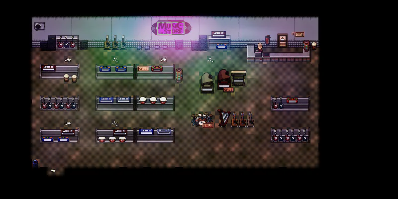 Music Store map in Welcome to Elderfield