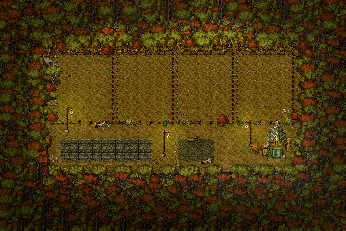 Ranch map in Welcome to Elderfield