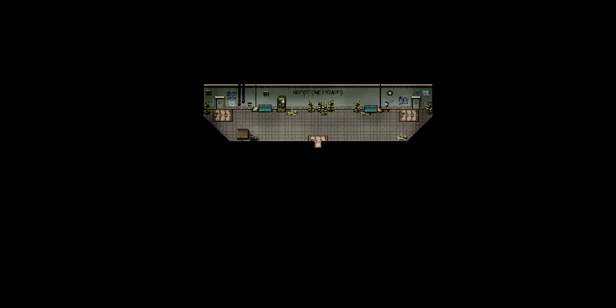 Lobby map in Welcome to Elderfield