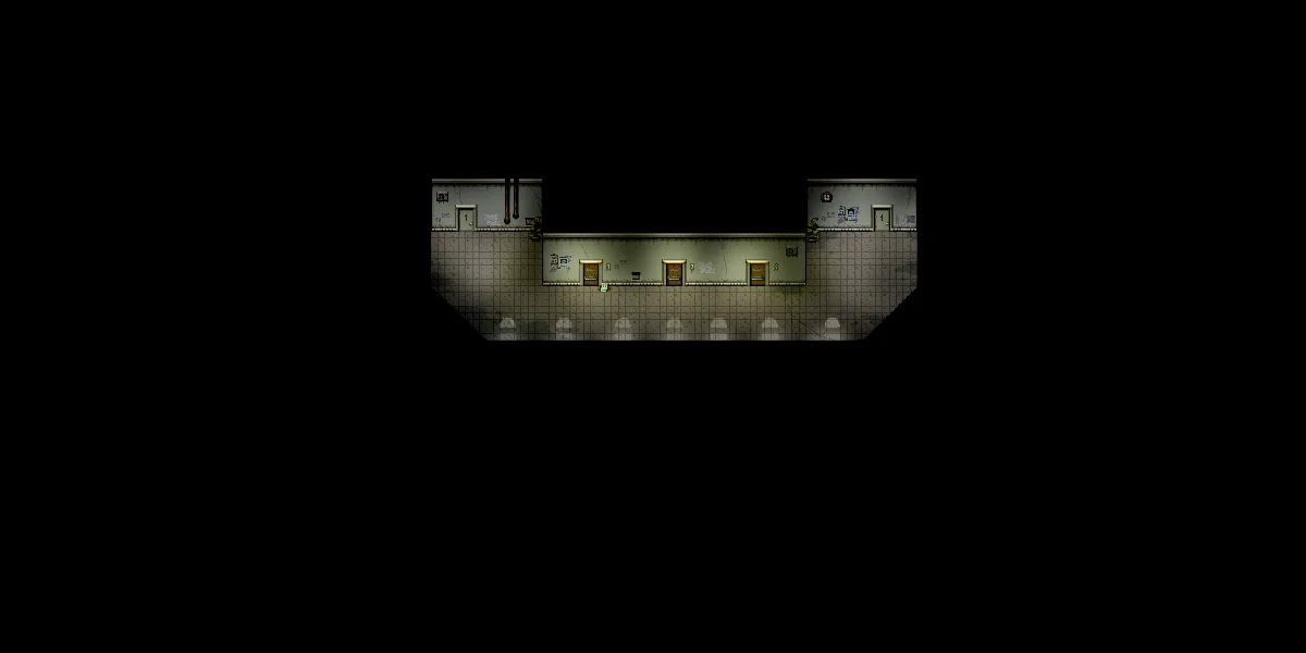 F1Hallway map in Welcome to Elderfield