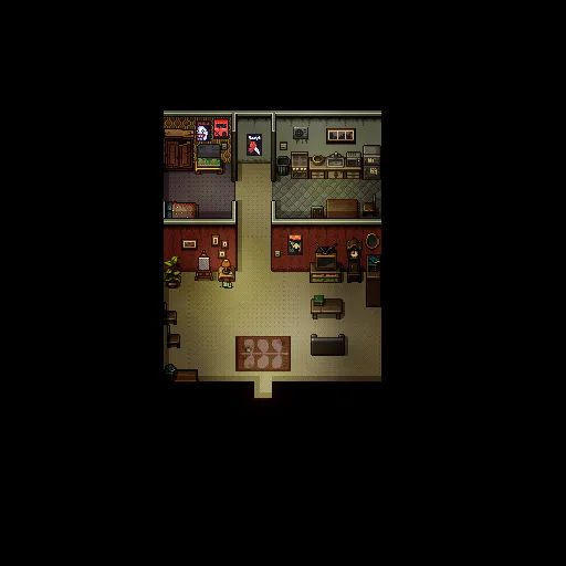 f1r 1 (Sam's Room) map in Welcome to Elderfield
