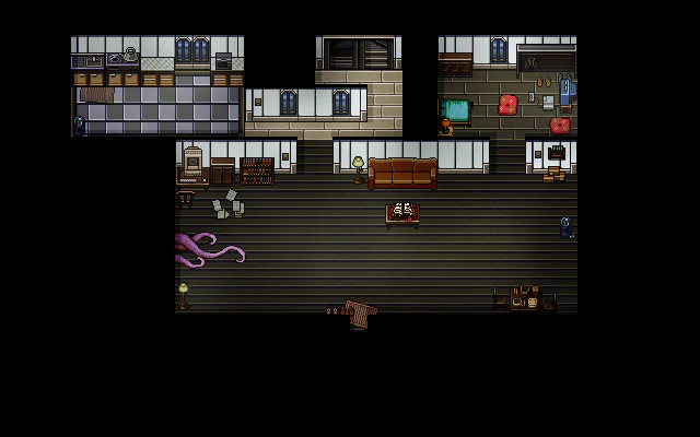 Apartment Floor 1 map in Welcome to Elderfield