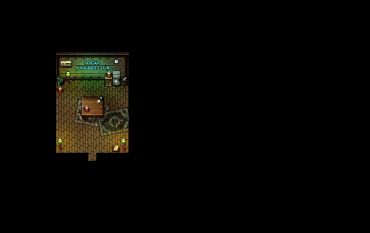 Joggers Club map in Welcome to Elderfield