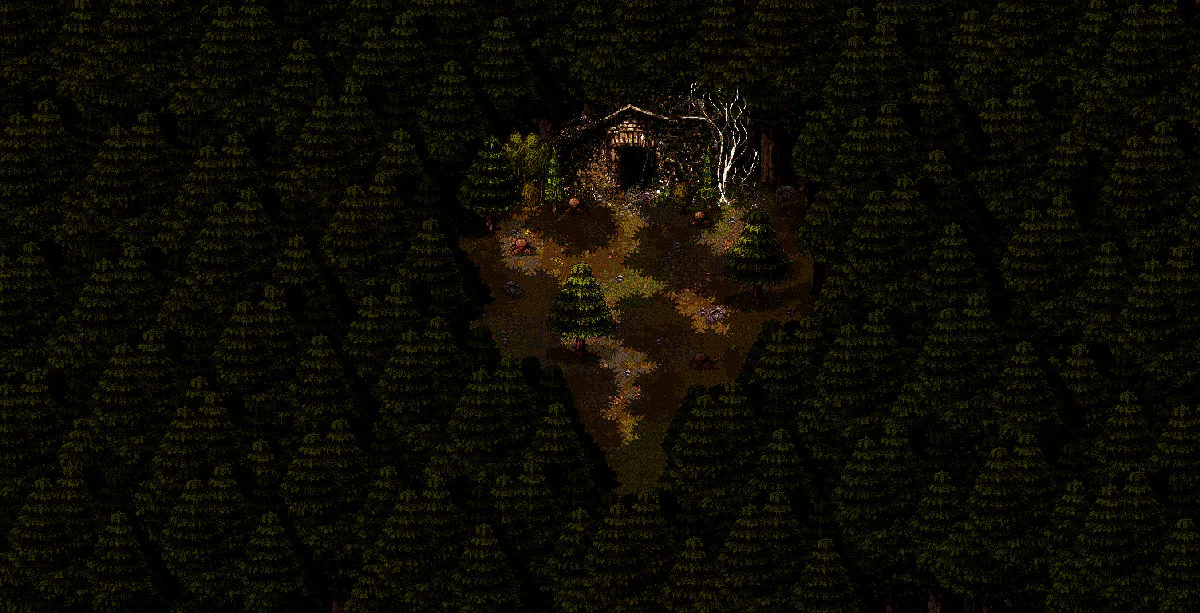 Old Woods Clearing 1 map in Welcome to Elderfield